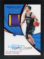 Rookie Patch Autographs - Svi Mykhailiuk #/25