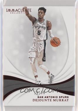 2018-19 Panini Immaculate Collection - [Base] - Red #14 - Dejounte Murray /35