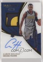 Rookie Patch Autographs - Aaron Holiday #/99