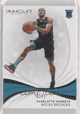 2018-19 Panini Immaculate Collection - [Base] #88 - Miles Bridges /99