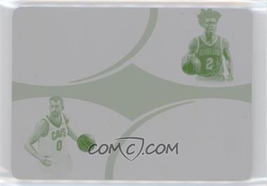 2018-19 Panini Immaculate Collection - Dual Autographs - Printing Plate Yellow #DA-CK - Collin Sexton, Kevin Love /1