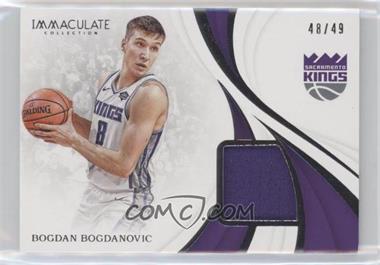 2018-19 Panini Immaculate Collection - Materials #MT-BGB - Bogdan Bogdanovic /49