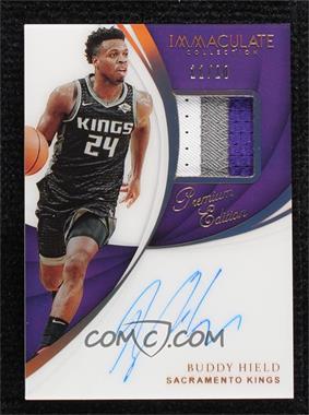 2018-19 Panini Immaculate Collection - Patch Autographs - 1st Off the Line Premium Edition #PA-BHD - Buddy Hield /20