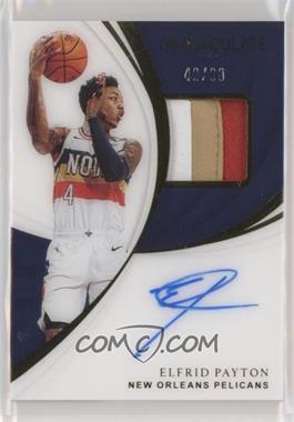2018-19 Panini Immaculate Collection - Patch Autographs #PA-EPT - Elfrid Payton /60 [EX to NM]
