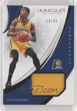 2018-19 Panini Immaculate Collection - Remarkable Memorabilia #RM-RHB - Roy Hibbert /99