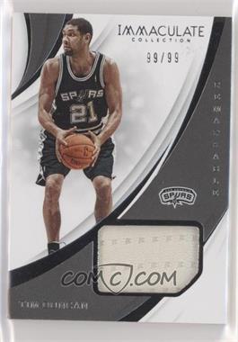 2018-19 Panini Immaculate Collection - Remarkable Memorabilia #RM-TDC - Tim Duncan /99