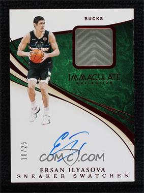 2018-19 Panini Immaculate Collection - Sneaker Swatch Signatures - Red #SN-EIL - 2019-20 Immaculate Collection Update - Ersan Ilyasova /25 [EX to NM]