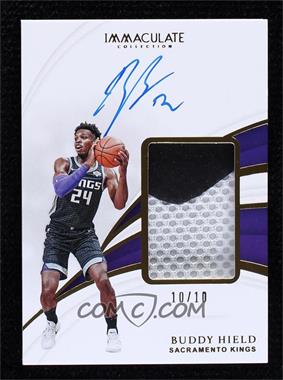 2018-19 Panini Immaculate Collection - Sneaker Swatch Signatures Jumbo #SJ-BHD - Buddy Hield /10