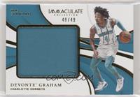 Devonte' Graham #/49