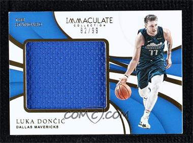 2018-19 Panini Immaculate Collection - The Standard #ST-LDC - Luka Doncic /99