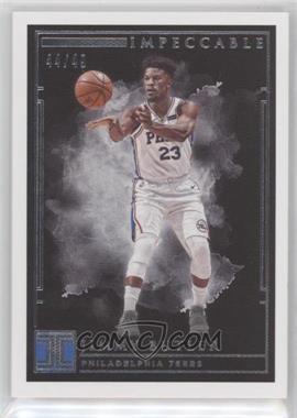 2018-19 Panini Impeccable - [Base] - Silver #21 - Jimmy Butler /49