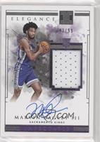 Elegance Rookie Jersey Autographs - Marvin Bagley III #/99