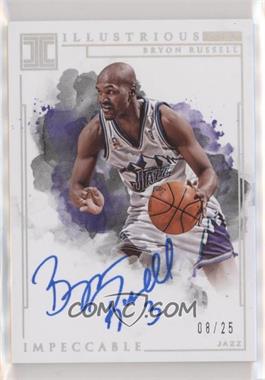2018-19 Panini Impeccable - Illustrious Ink - Holo Silver #IL-BRS - Bryon Russell /25