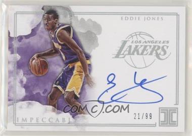 2018 19 Panini Impeccable Impeccable Lakers La Ejs Eddie Jones 99