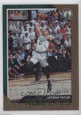 2018-19 Panini NBA Hoops - [Base] - Gold #116 - Jayson Tatum /10