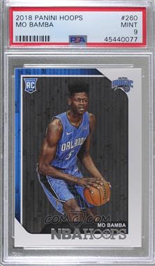 2018-19 Panini NBA Hoops - [Base] #260 - Mo Bamba [PSA 9 MINT]