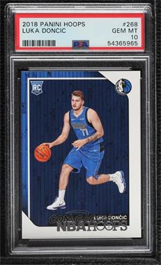 2018-19 Panini NBA Hoops - [Base] #268.1 - Luka Doncic (White Line Border on Front) [PSA 10 GEM MT]