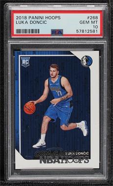 2018-19 Panini NBA Hoops - [Base] #268.1 - Luka Doncic (White Line Border on Front) [PSA 10 GEM MT]