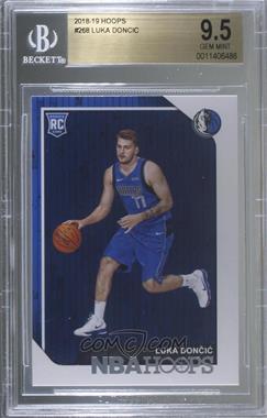 2018-19 Panini NBA Hoops - [Base] #268.1 - Luka Doncic (White Line Border on Front) [BGS 9.5 GEM MINT]