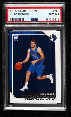 2018-19 Panini NBA Hoops - [Base] #268.1 - Luka Doncic (White Line Border on Front) [PSA 10 GEM MT]