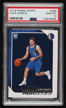 2018-19 Panini NBA Hoops - [Base] #268.1 - Luka Doncic (White Line Border on Front) [PSA 10 GEM MT]