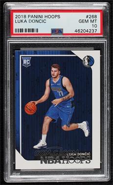 2018-19 Panini NBA Hoops - [Base] #268.1 - Luka Doncic (White Line Border on Front) [PSA 10 GEM MT]