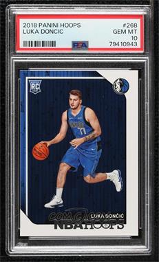 2018-19 Panini NBA Hoops - [Base] #268.1 - Luka Doncic (White Line Border on Front) [PSA 10 GEM MT]