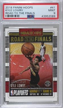2018-19 Panini NBA Hoops - Road to the Finals #41 - First Round - Kyle Lowry /2018 [PSA 9 MINT]