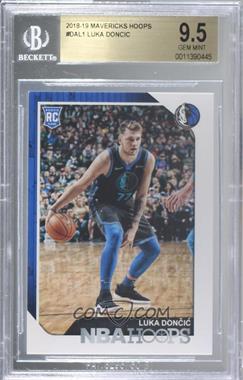 2018-19 Panini NBA Hoops Dallas Mavericks - [Base] #DAL1 - Luka Doncic [BGS 9.5 GEM MINT]