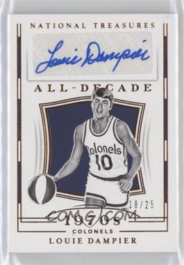 2018-19 Panini National Treasures - All-Decade Signatures - Bronze #AD-LDP - Louie Dampier /25