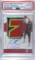 Rookie Patch Autographs - Omari Spellman [PSA 10 GEM MT] #/3