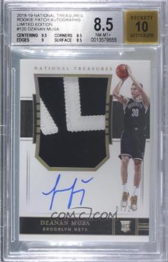 2018-19 Panini National Treasures - [Base] - 1st Off the Line #120 - Rookie Patch Autographs - Dzanan Musa /20 [BGS 8.5 NM‑MT+]
