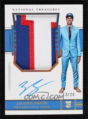 2018-19 Panini National Treasures - [Base] - 1st Off the Line #133 - Rookie Patch Autographs - Zhaire Smith /20