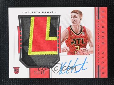 2018-19 Panini National Treasures - [Base] - Horizontal #125 - Rookie Patch Autographs Horizontal - Kevin Huerter /49 [Noted]