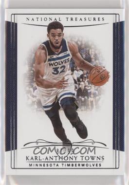 2018-19 Panini National Treasures - [Base] #43 - Karl-Anthony Towns /99