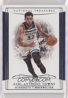 2018-19 Panini National Treasures - [Base] #43 - Karl-Anthony Towns /99