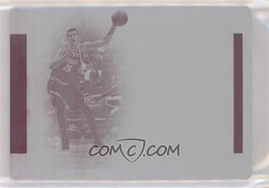 2018-19 Panini National Treasures - Colossal Material Autographs - Printing Plate Magenta #CM-NJK - Nikola Jokic /1