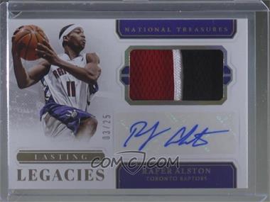 2018-19 Panini National Treasures - Lasting Legacies - Prime #LL-RAL - Rafer Alston /25