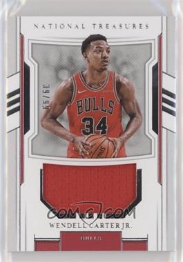 2018-19 Panini National Treasures - Rookie Materials #RM-WCJ - Wendell Carter Jr. /99