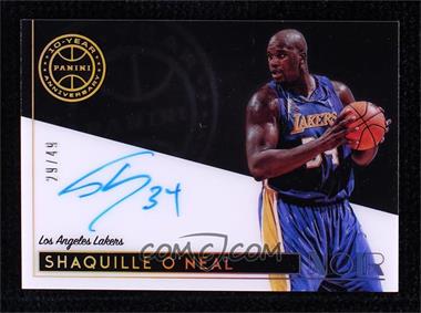 2018-19 Panini Noir - 10th Anniversary Signatures #AS-SO - Shaquille O'Neal /49 [Noted]