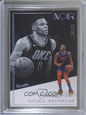 2018-19 Panini Noir - [Base] #207 - Metal Frame Statement Edition - Russell Westbrook /25