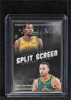 Split Screen - Stephen Curry, Kevin Durant [EX to NM] #/25