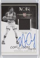 Rookie Patch Autograph Black and White - Wendell Carter Jr. #/99