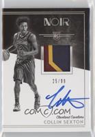 Rookie Patch Autograph Black and White - Collin Sexton #/99