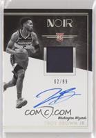 Rookie Patch Autograph Black and White - Troy Brown Jr. #/99