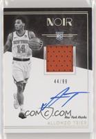 Rookie Patch Autograph Black and White - Allonzo Trier #/99