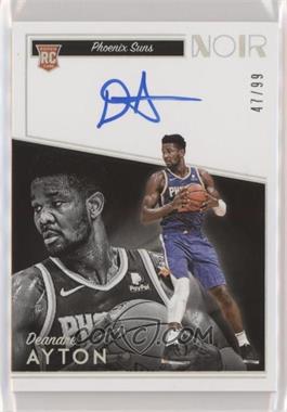 2018-19 Panini Noir - [Base] #393 - Rookie Autographs - Deandre Ayton /99