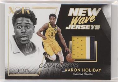 2018-19 Panini Noir - New Wave Jerseys - Prime #NW-AHD - Aaron Holiday /25