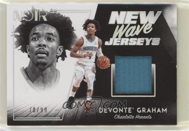 2018-19 Panini Noir - New Wave Jerseys #NW-DGR - Devonte' Graham /99