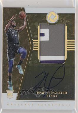 2018-19 Panini Opulence - [Base] - Holo Gold #126 - Rookie Patch Autographs - Marvin Bagley III /10